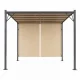MultiGarden 3x4 m Steel Garden Pergola, Beige