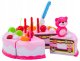 Toy Birthday Cake Cutting Play Food Set with LED Candle, 80 Pieces