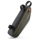 Rockbros 30120079001 Bicycle Frame Bag 1.7L, Green/Black