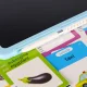 Interactive English Flashcard Reader with Drawing Tablet, 112 Cards, Blue