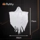 Ruhhy 00025957 Halloween Decoration - 3 Hanging Ghosts, 75 cm, White