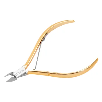 Nghia Export C-112 Cuticle Nippers, Gold Finish