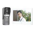 Smart Video Intercom System Tuya Wi-Fi 2-Wire with 1080p Camera, 7" Touch Screen