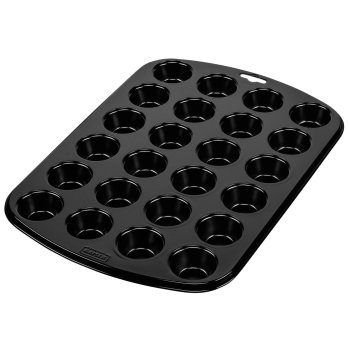 Kaiser Inspiration mini mafinu panna 24 formiņas 38x27 cm melna
