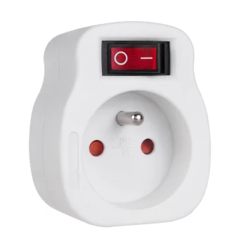 Maclean MCE13 Plug-in Socket Adapter with Switch, 3500W