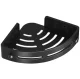 Corner Bathroom Shelves AG829A, 2 pcs, Black