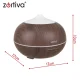 Ultrasonic Air Humidifier and Aroma Diffuser Zortiva 400ml with Remote, Dark Brown