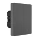 Smart WiFi Wall Switch SONOFF M5-2C-80, 2-Channel, Graphite