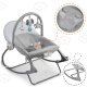 Nukido Baby Bouncer Rocker with Vibration, Grey
