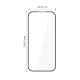 Tech-Protect Glass Fit+ Tempered Glass for Google Pixel 9A / 10A (2-Pack), Black
