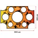 Neo-Sport 1479 Football Goal Target Mat 300 x 200 cm