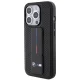 BMW Grip Stand Smooth & Perforated Case for iPhone 15 Pro with Stand, Black
