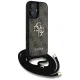 Guess 4G Big Logo Cord Strap Crossbody Case for iPhone 16 Brown