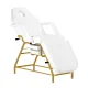 Activeshop 557G Cosmetic Chair with Trays, Gold and White
