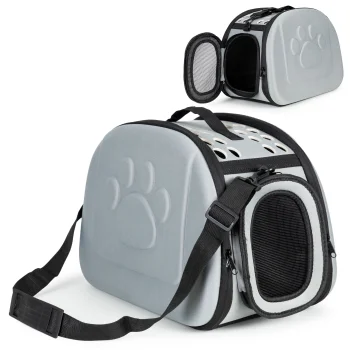 Petsi Large Pet Carrier Bag, Grey