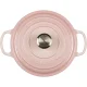 Le Creuset Signature Round Cast Iron Casserole 24 cm 4.2 l Shell Pink
