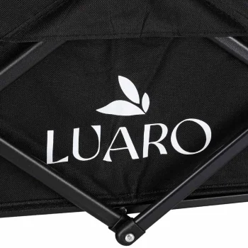 Ikonka LUARO Foldable Transport Cart 100L, Black