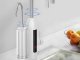 Electric Instant Water Heater Tap with Filter and LCD Display, 3000 W, White