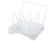 Dish and Lid Drainer Rack, White