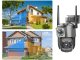Dual Lens Outdoor PTZ WiFi Security Camera with Motion Detection, 6MP