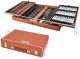 Artist\'s painting drawing set in a wooden box 174 pcs. pencils, paint, brushes, etc.