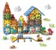 Kids Toy Magic Magnetic Blocks, Set of 90 Elements, Dinosaur Paradise