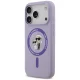 Karl Lagerfeld Silicone Karl&Choupette Ring MagSafe case for iPhone 18 Pro / 17 Pro, purple
