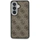 Guess 4G Embossed Ring MagSafe Case for Samsung Galaxy S26, Brown
