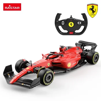 Rastar Ferrari F1-75 RC Car 1:12 Remote Control Vehicle, Red
