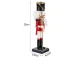 Wooden Nutcracker Christmas Decorative Figurine, 35 cm