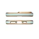 Case for Xiaomi Redmi Note 11 Lighting Color Case, Mint with Gold Frame
