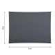 Plonos Rectangular Shade Sail 3x4m, Grey