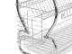 Two-Tier Dish Drainer Rack, Silver