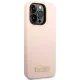 Guess Silicone Case for iPhone 14 Pro Max GUHMP14XSBPLP Pink