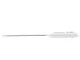 Digital Kitchen Meat Thermometer with LCD Display, White