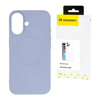 Wozinsky Silicone Case MagSafe for Samsung Galaxy S25 - Purple
