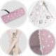 Nukido Children Tent Tipi with Lights, Pink stars