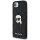 Karl Lagerfeld Monogram Karl Head Pin vāciņš iPhone 16e, melns