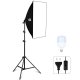 Puluz Studio LED Softbox Lighting Kit 50x70cm with Tripod and 30W Bulb, PU5070EU