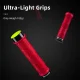 Rockbros 40720007002 Bicycle Handlebar Grips with Reflectors, 22 mm - Red