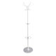 ModernHome Coat Rack Stand with Umbrella Holder and Marble Base, GH-8014, White