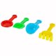 12-Piece Beach & Sand Toy Set with Boat, Animal Molds & Water Squirter
