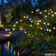 Solar Garden Light Balls RGB, 2 Pcs (6 LEDs Each), 70 cm