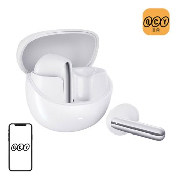 Wireless TWS Headphones QCY AilyBuds Pro HT10 ANC White