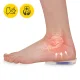 4FIZJO Silicone Gel Heel Pads S/M, Transparent