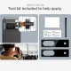 Google Pixel 7a Spigen Optik.Tr CAmera Protector 2-Pack with Frame, Black
