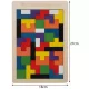 Kruzzel 00022667 Wooden Logic Puzzle for Kids, Multicolor