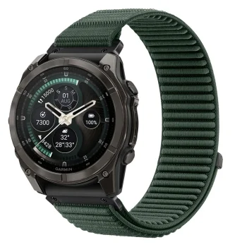 Tech-Protect NylonLoop strap for Garmin Fenix 51 mm, green