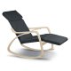 Sofotel Suzi Rocking Lounge Chair with Footrest, Grey