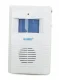 Home Office Work Wireless Alarm Siren Bell with Motion Sensor, White